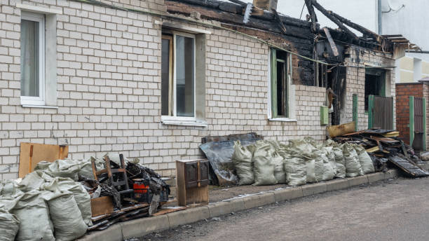 Professional Fire Damage Removal technician working in Baring, WA